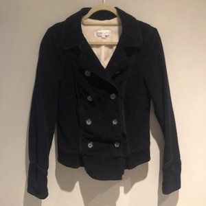 Habitual Corduroy Sherpa Lined Peacoat